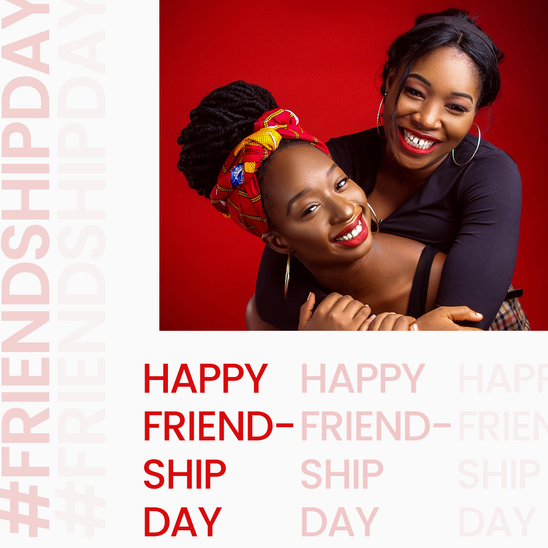 Friendship day banner👭🏽🤝